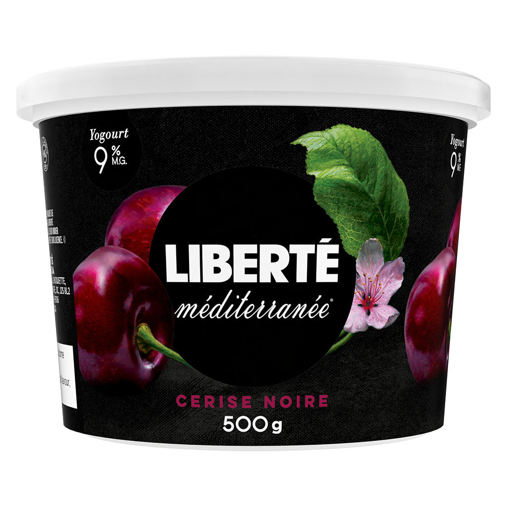 liberté méditerranée yogourt cerise noire 500 g