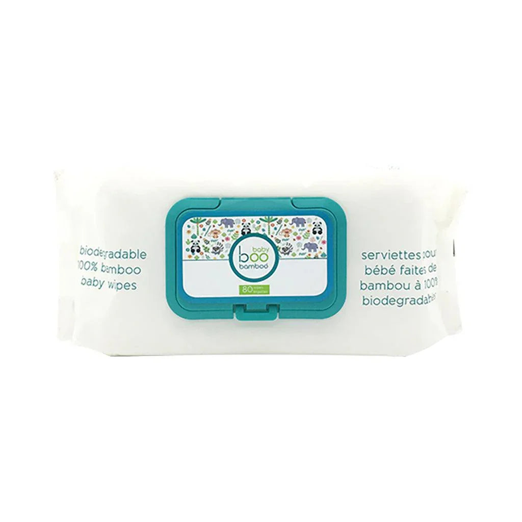 Lingettes Naturelles pour Bébé Boo Bamboo - La Boite à Grains