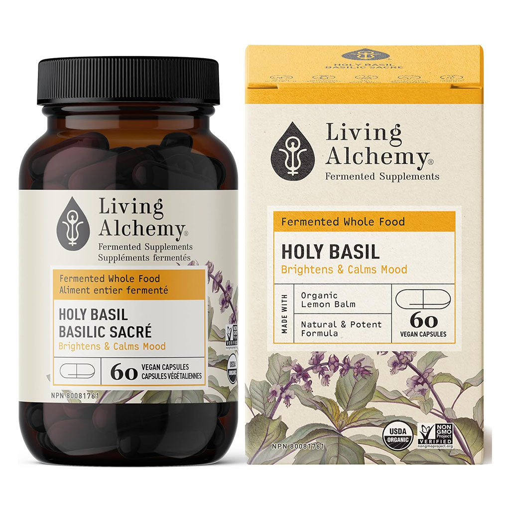 living alchemy basilic sacré 60 capsules végétales