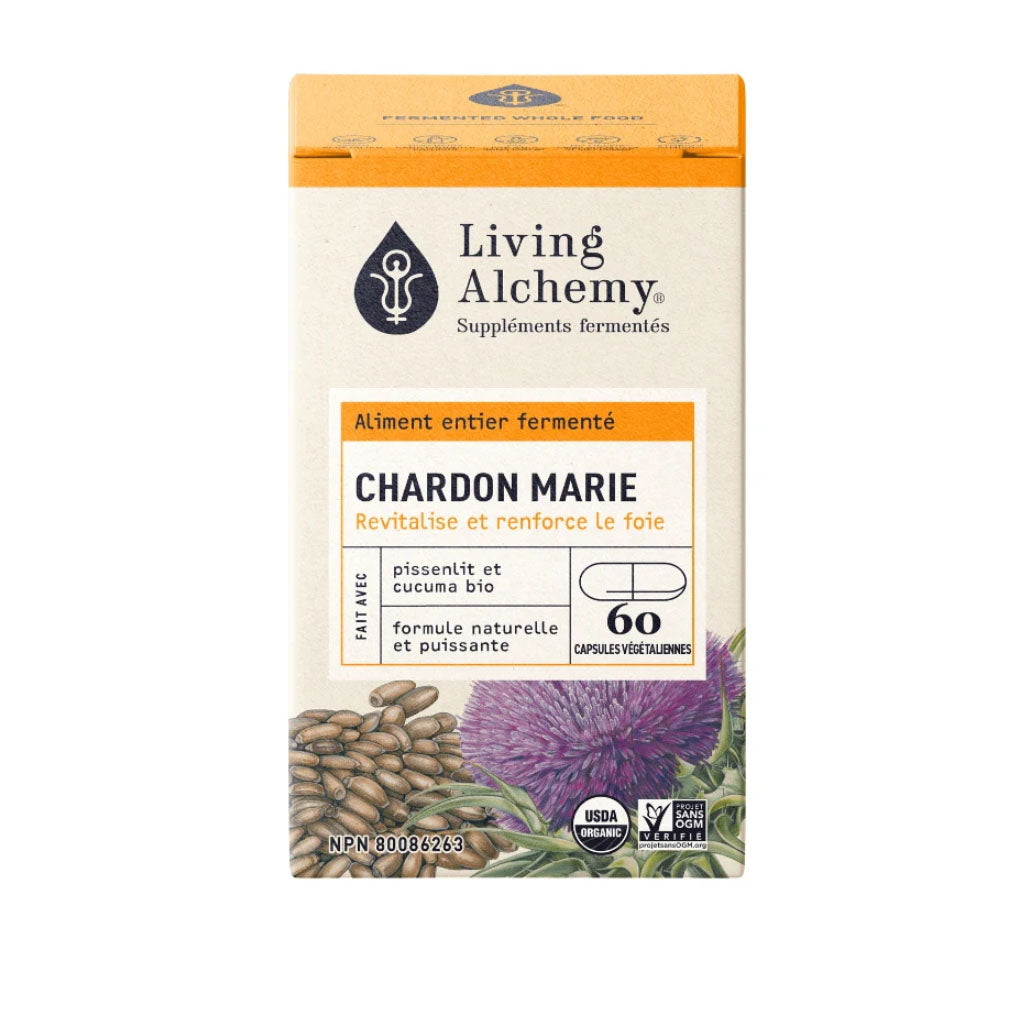 living alchemy chardon-marie aliment entier fermenté - La Boite à Grains