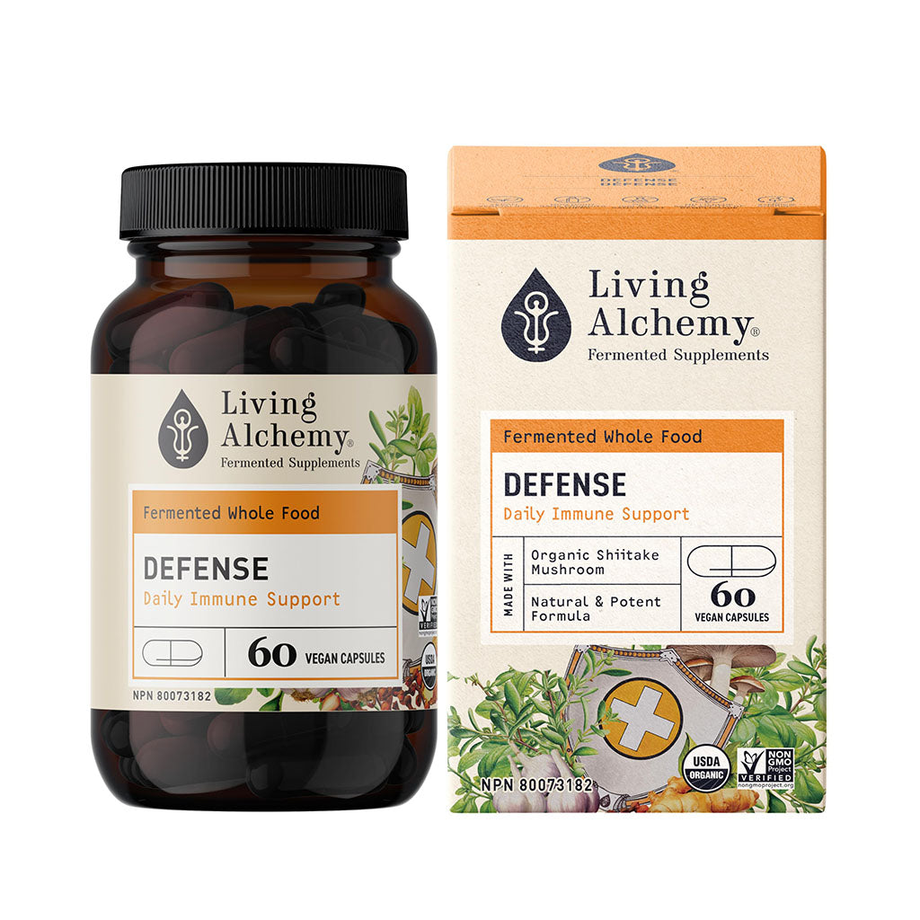 living alchemy défense soutien immunitaire 60 capsules végétales