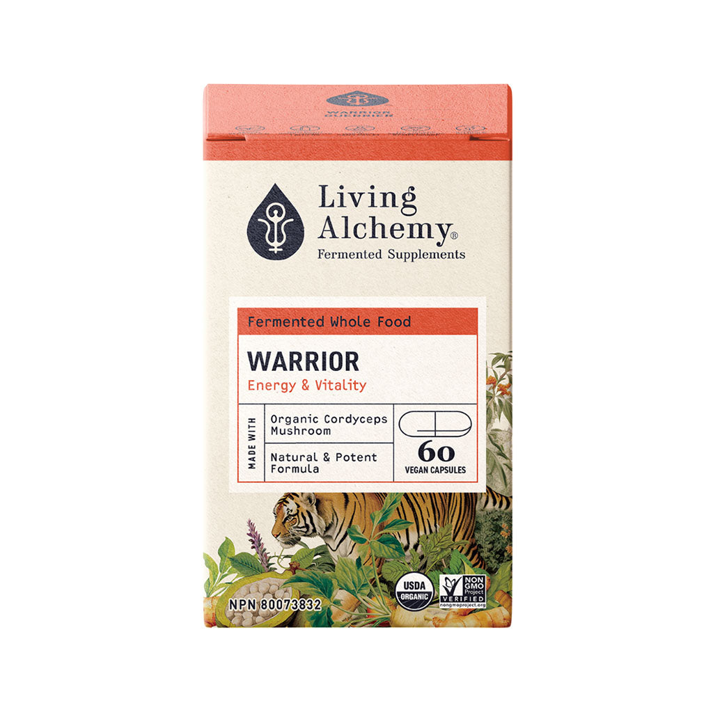 living alchemy guerrier énergie vitalité 60 capsules végétales
