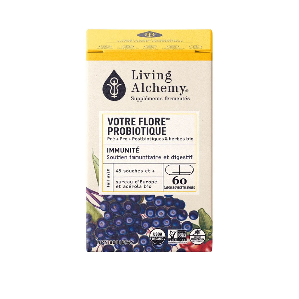 living alchemy votre flore probiotique immunité - La Boite à Grains