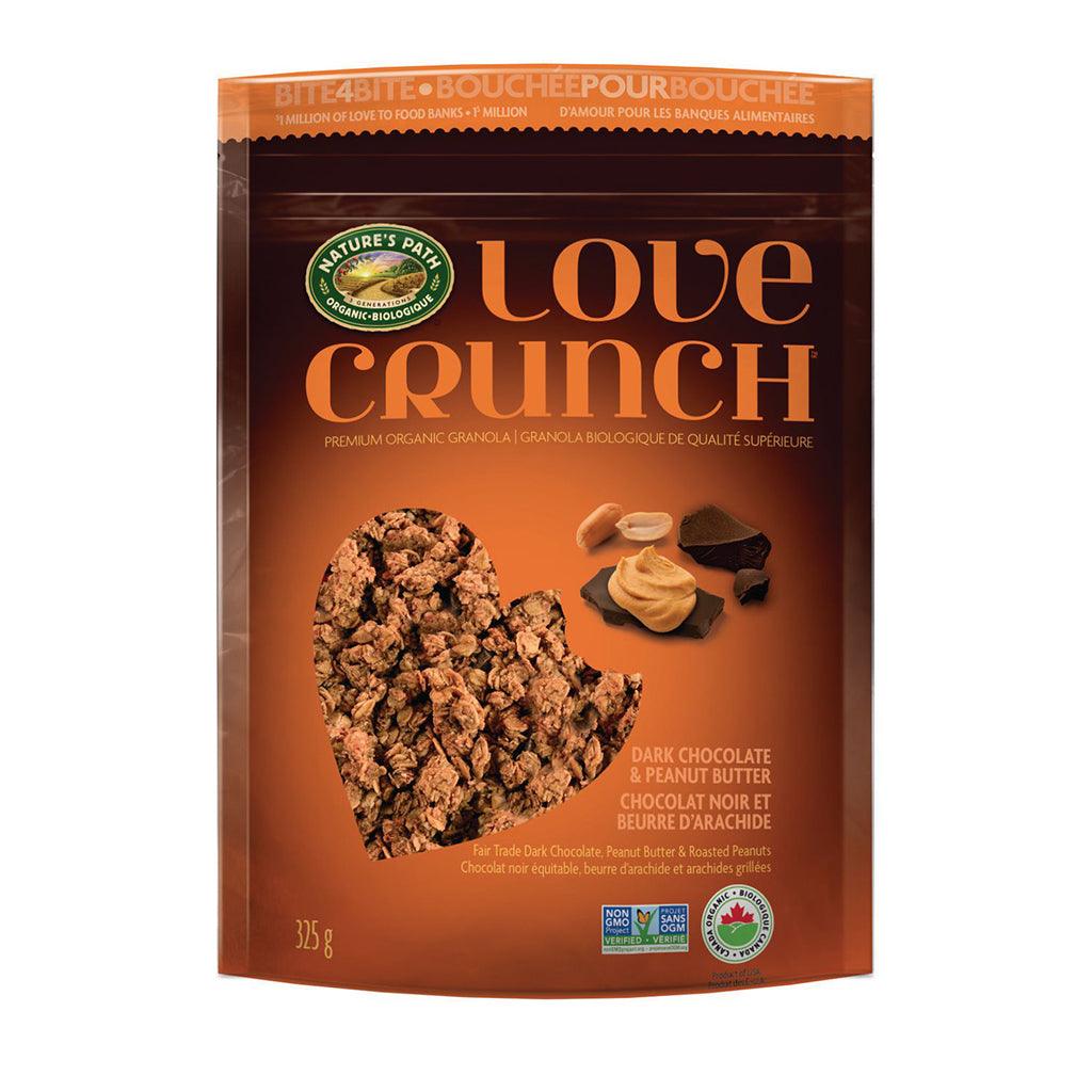 Love Crunch Choco Noir & Beurre d'Arachide Nature's Path - La Boite à Grains