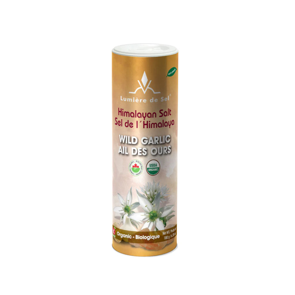 lumière de sel sel de l'himalaya ail des ours biologique 180 g