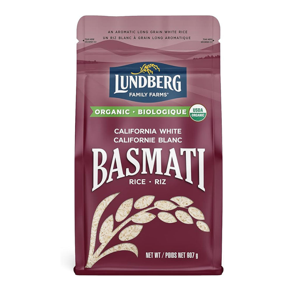 lundberg riz basmati Californie blanc 907 g - La Boite à Grains