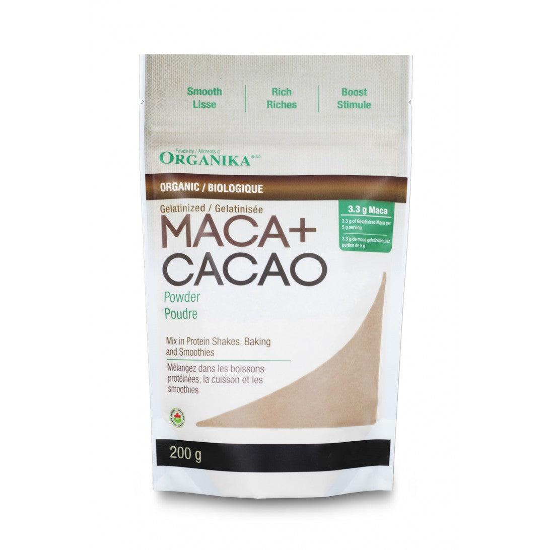 Maca+Cacao bio (poudre) Organika - La Boite à Grains
