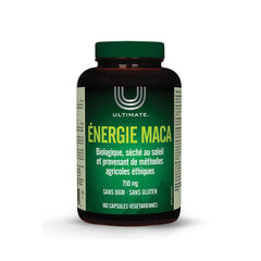 Maca Energy 750 mg Biologique Ultimate - La Boite à Grains