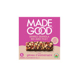 made good barres granola avec filet saveur gâteau d'anniversaire - La Boite à Grains
