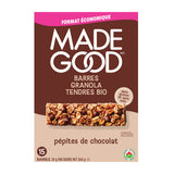 barres granola tendres bio pépites de chocolat Made Good - La Boite à Grains