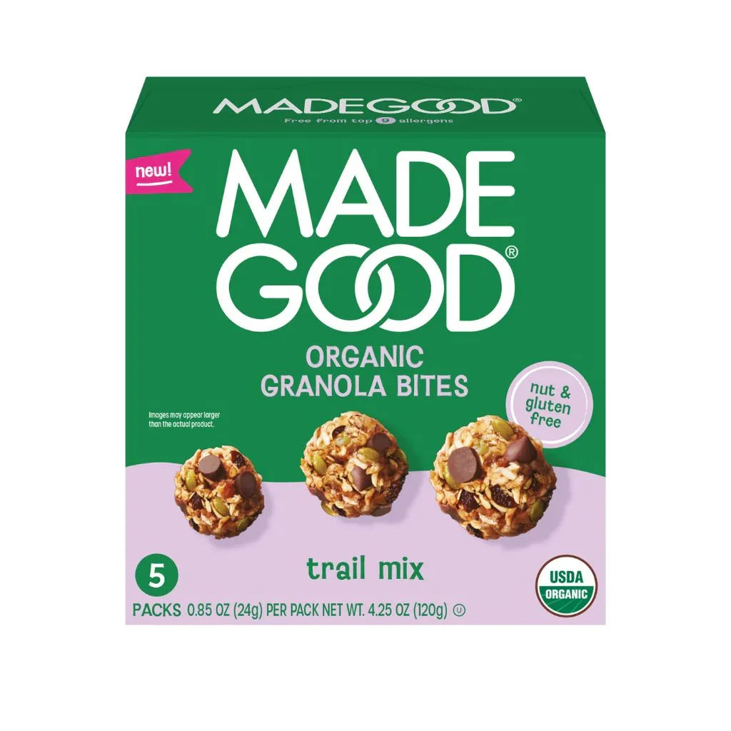 bouchées granola mélange du randonneur Made Good - La Boite à Grains