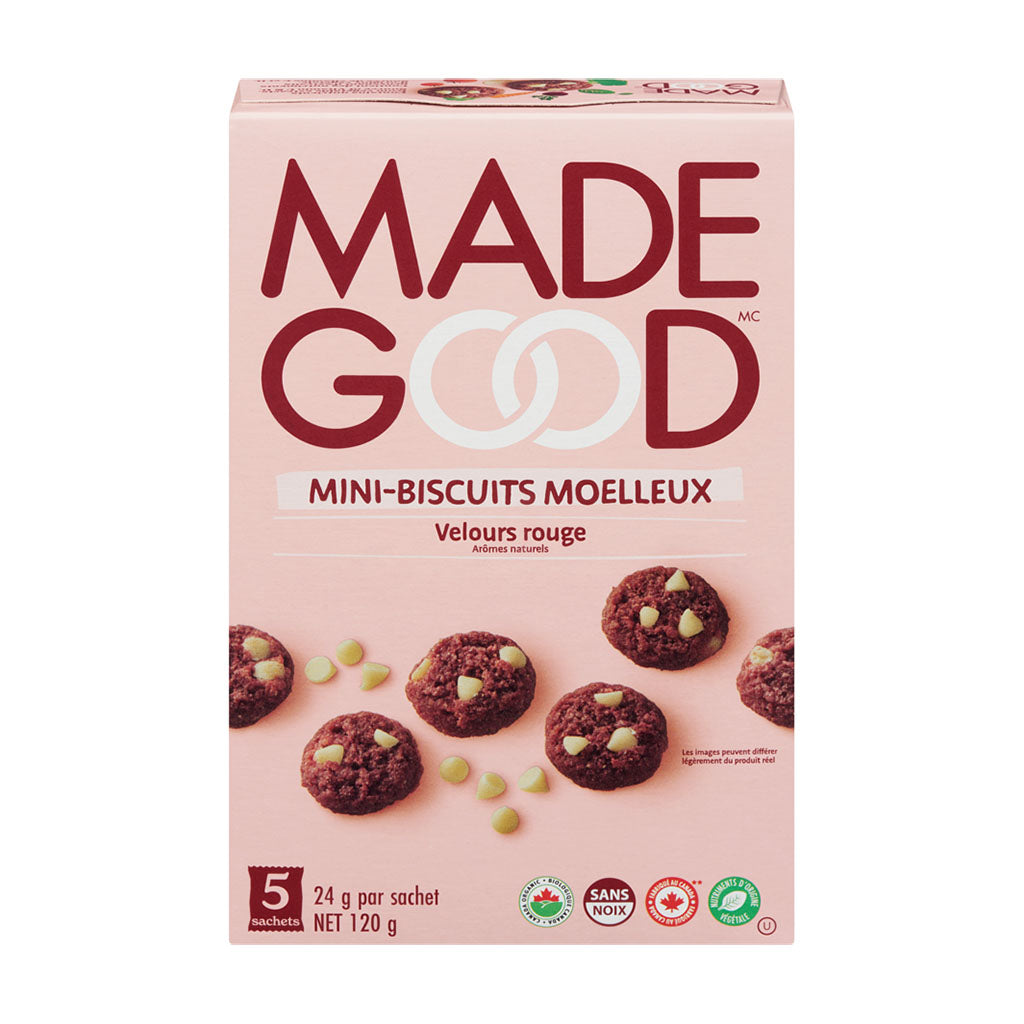 made good mini biscuits moelleux velours rouge 120 g