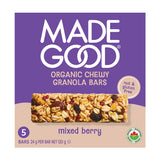Organic chewy granola bars mixed berry Made Good - La Boite à Grains