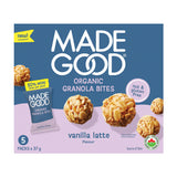 organic granola bites vanilla latte flavour Made Good - La Boite à Grains