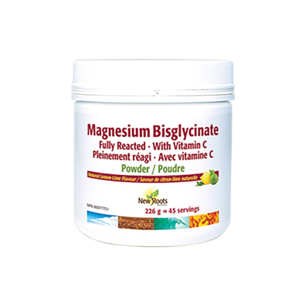 Magnésium Bisglycinate en Poudre New Roots Herbal - La Boite à Grains