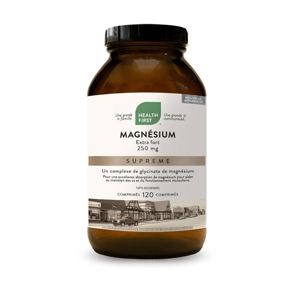 Magnésium Extra fort Suprême Health First - La Boite à Grains