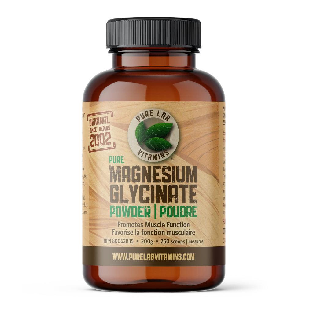 Magnésium Glycinate en Poudre Pure Lab Vitamins - La Boite à Grains