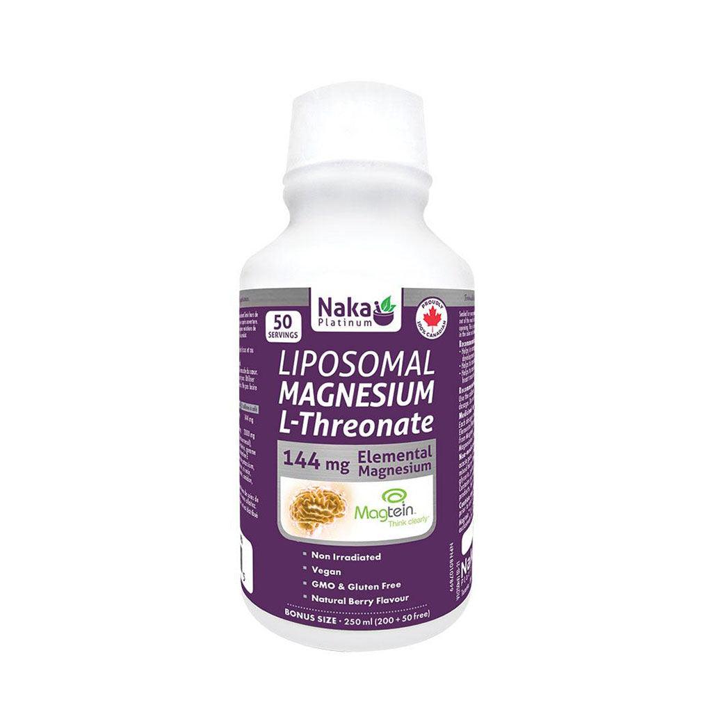 Magnésium L-Thréonate Liposomal Naka Platinum - La Boite à Grains