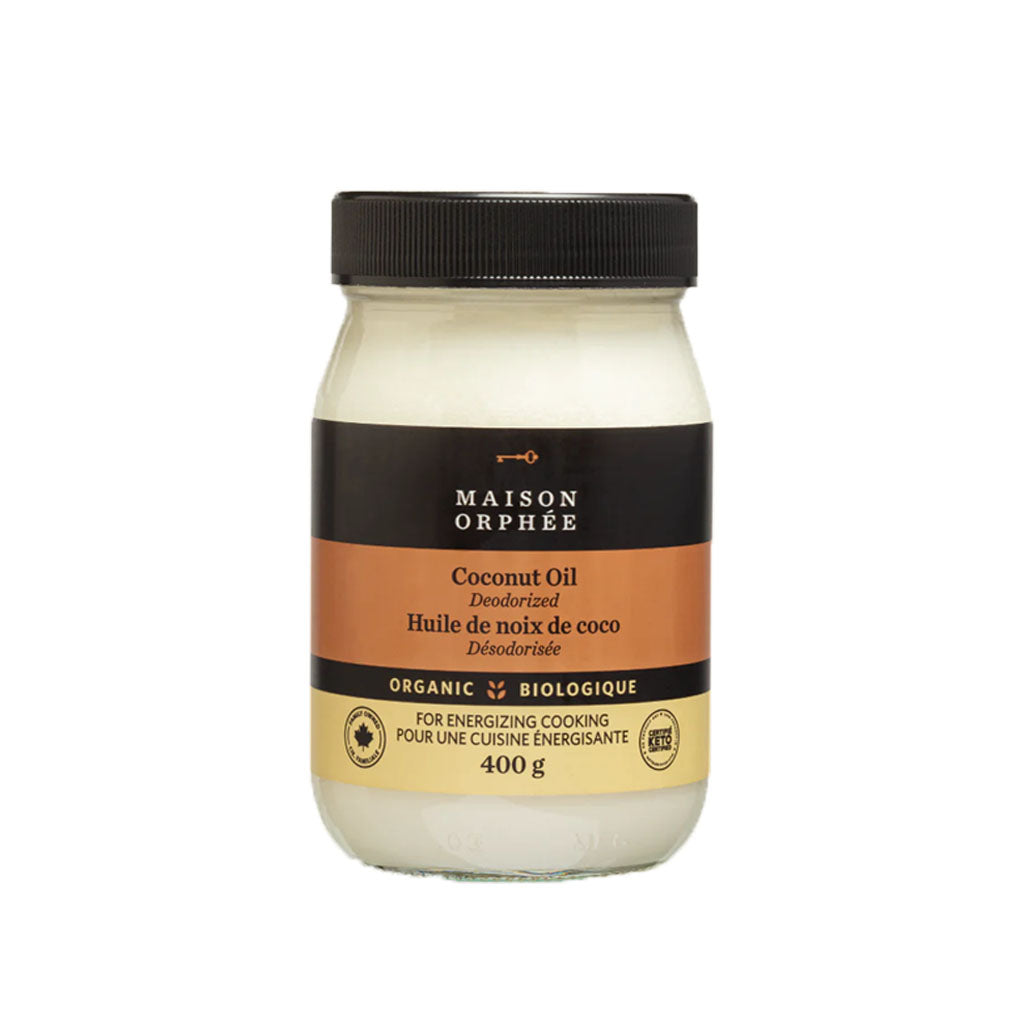 maison orphee huile de noix de coco desodorisee biologique 400 g