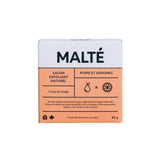 savon exfoliant naturel Poire et agrumes Malté - La Boite à Grains