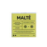 unisex shampoo bar cucumber and pomelo Malté - La Boite à Grains