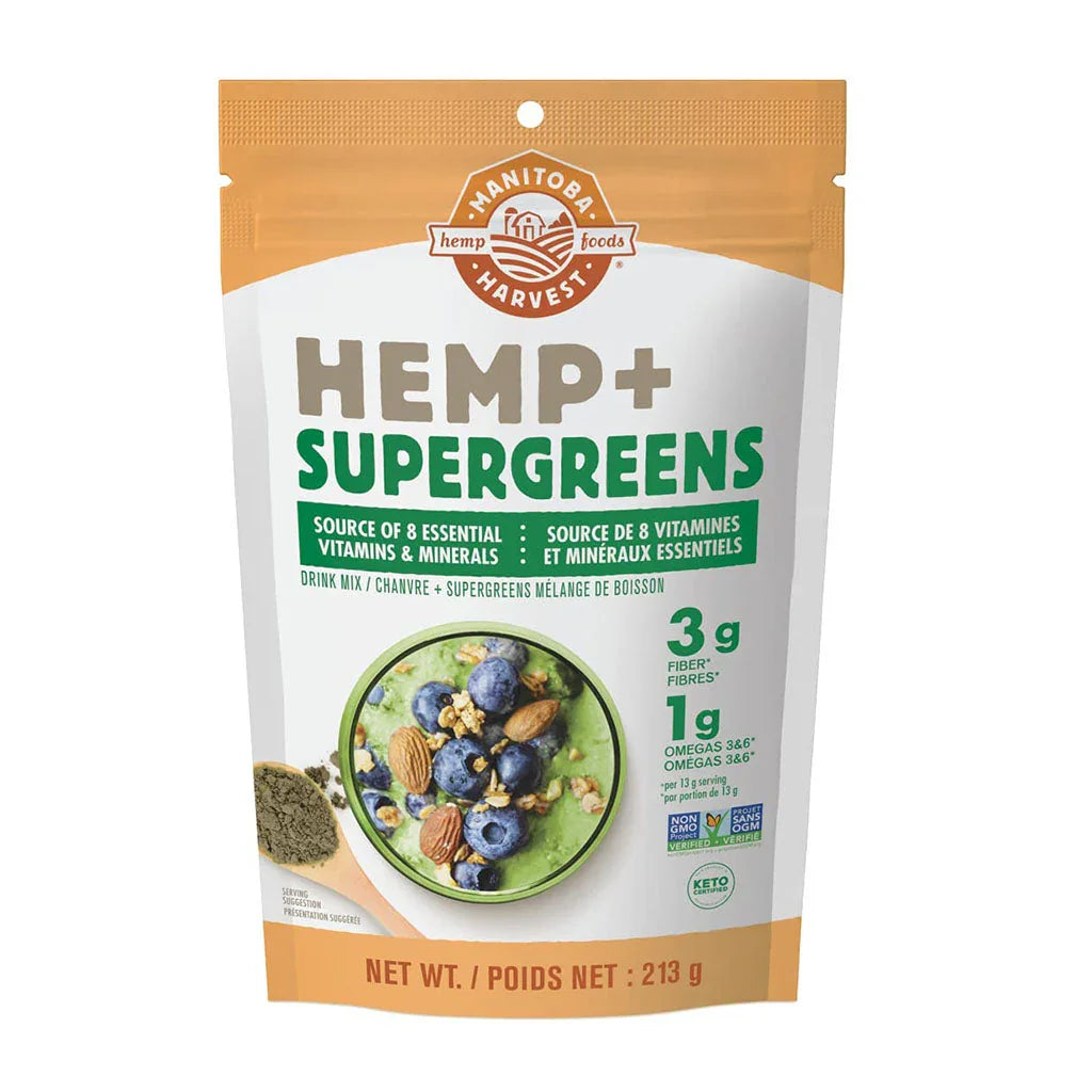 hemp+ supergreens Manitoba Harvest - La Boite à Grains