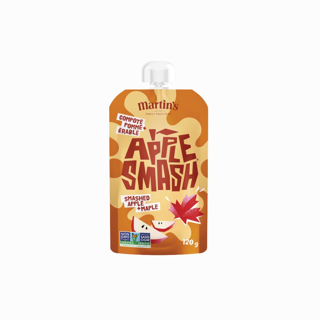 compote pomme + érable Apple Smash Martin's - La Boite à Grains