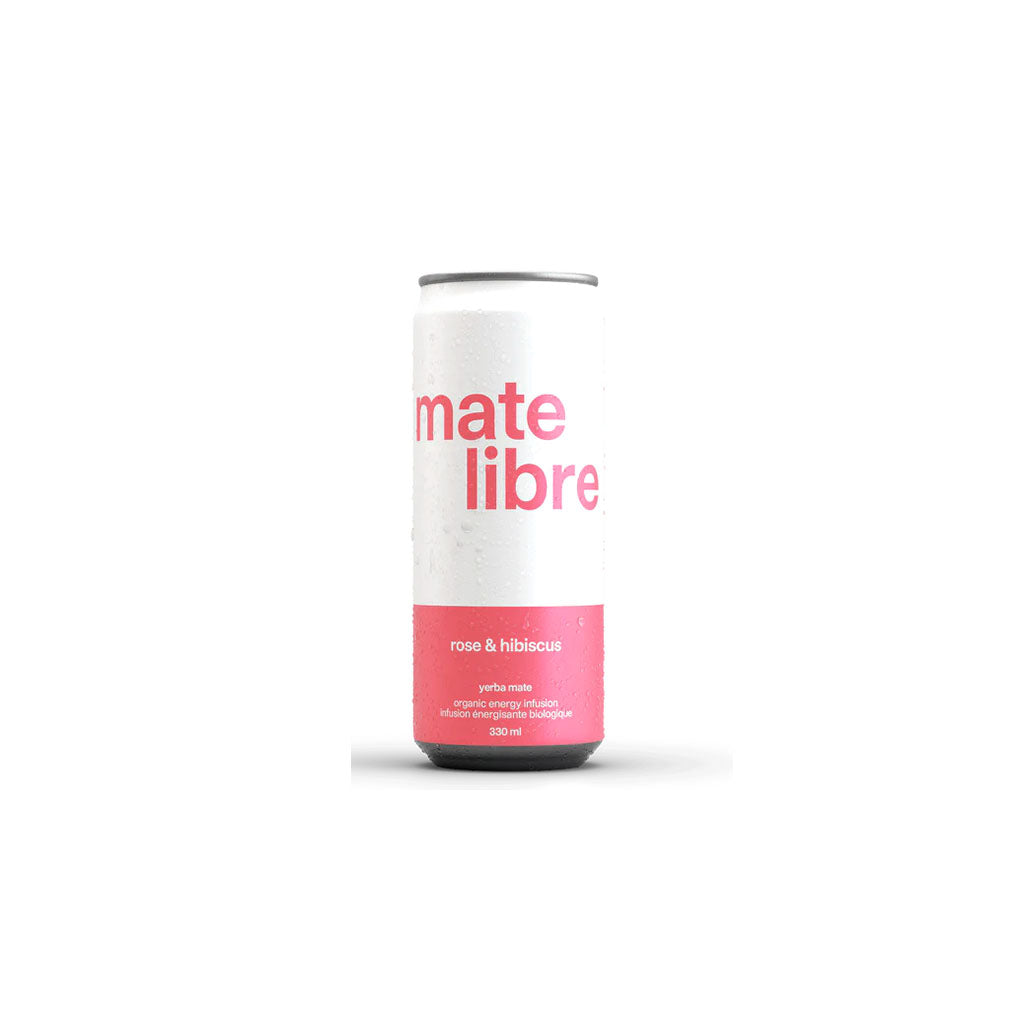 mate libre rose hibiscus yerba mate 330 ml