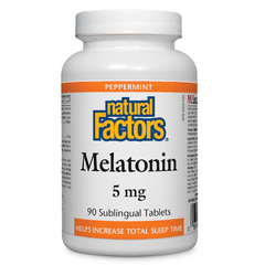 Mélatonine 5 mg Natural Factors - La Boite à Grains