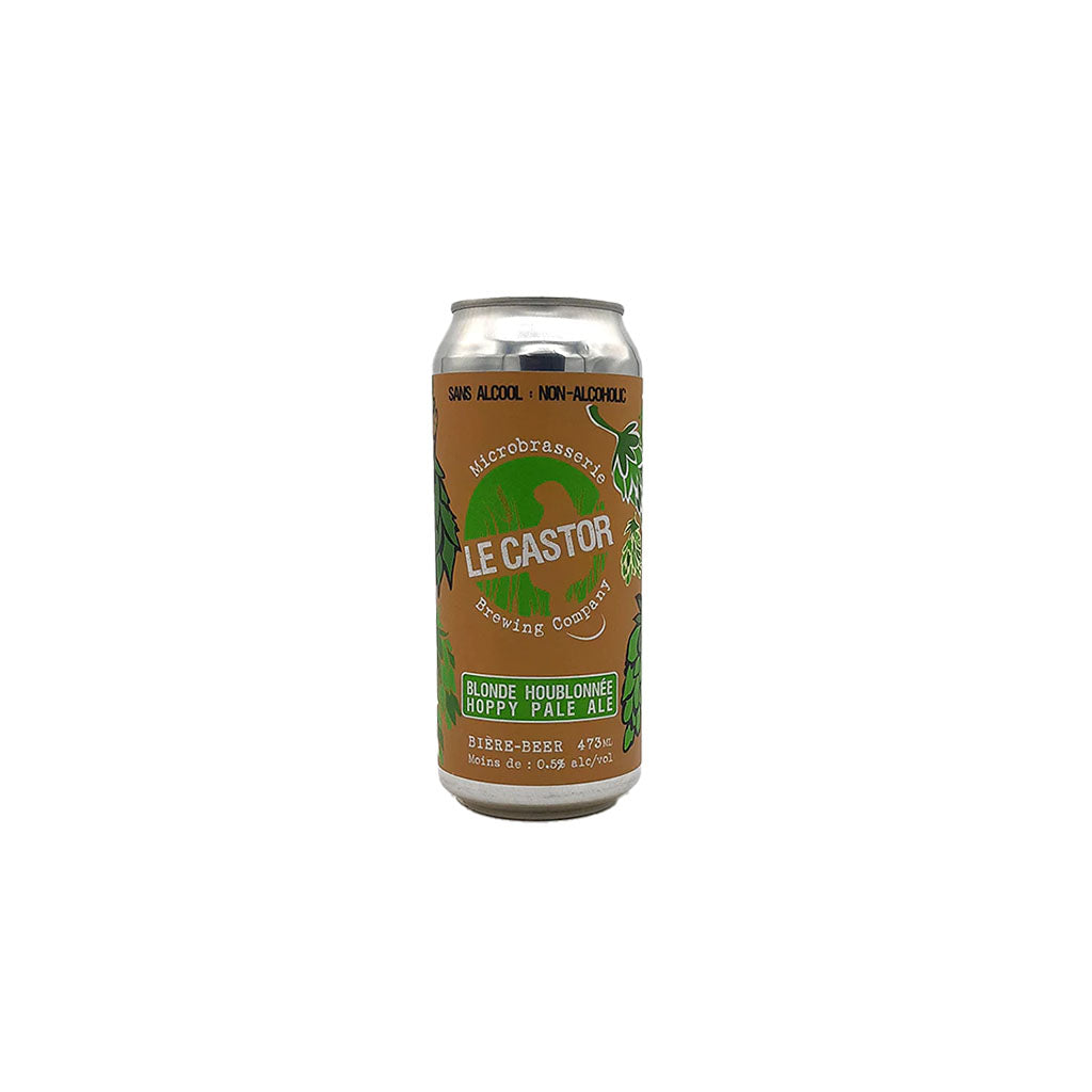 bière blonde houblonnée sans alcool Le Castor - La Boite à Grains