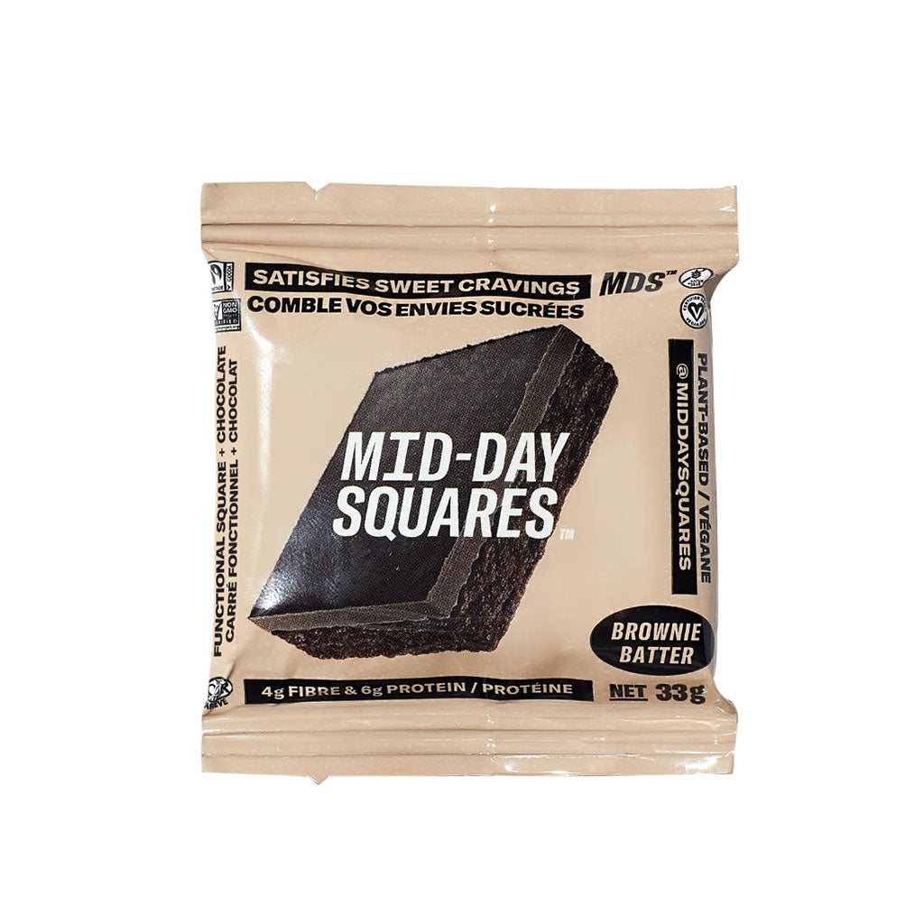 mid-day squares chocolat fonctionnel brownie batter - La Boite à Grains