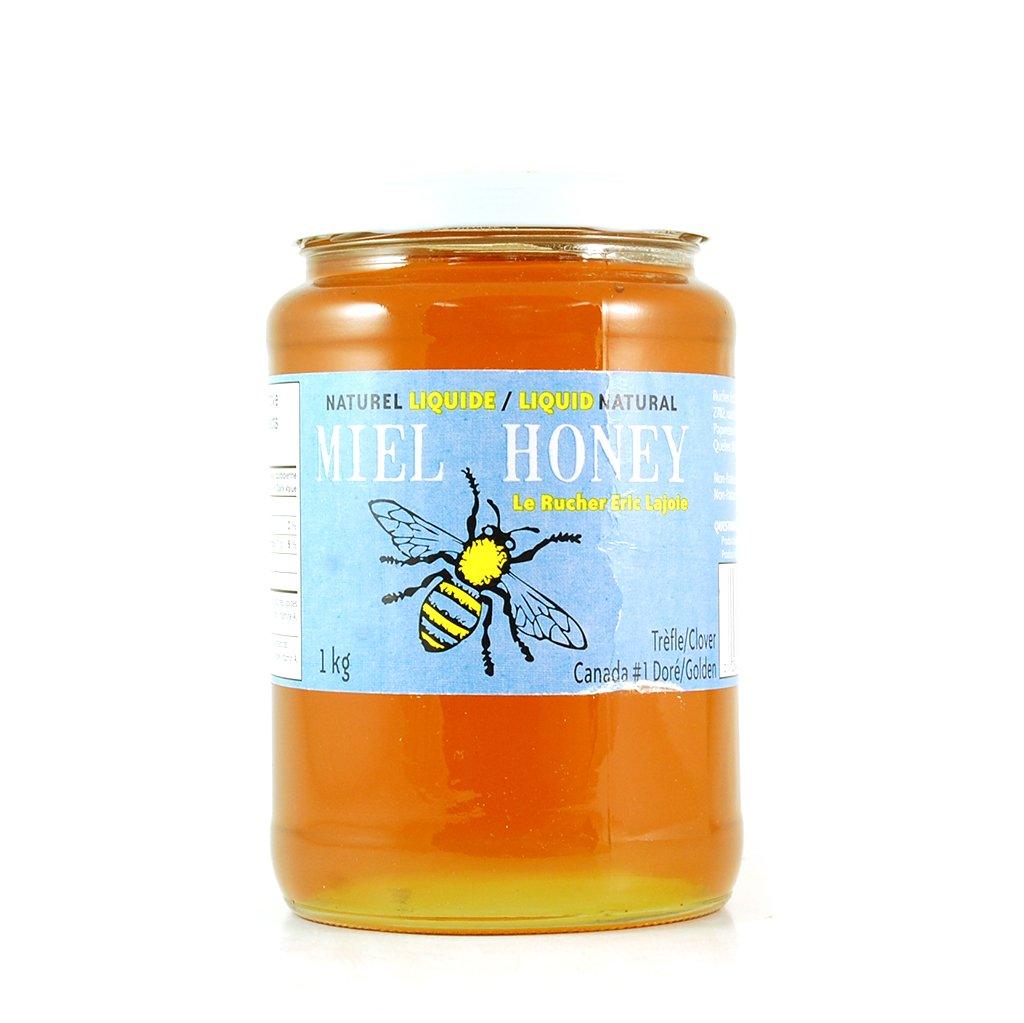 Miel Liquide Naturel Trèfle Le Rucher Éric Lajoie - La Boite à Grains