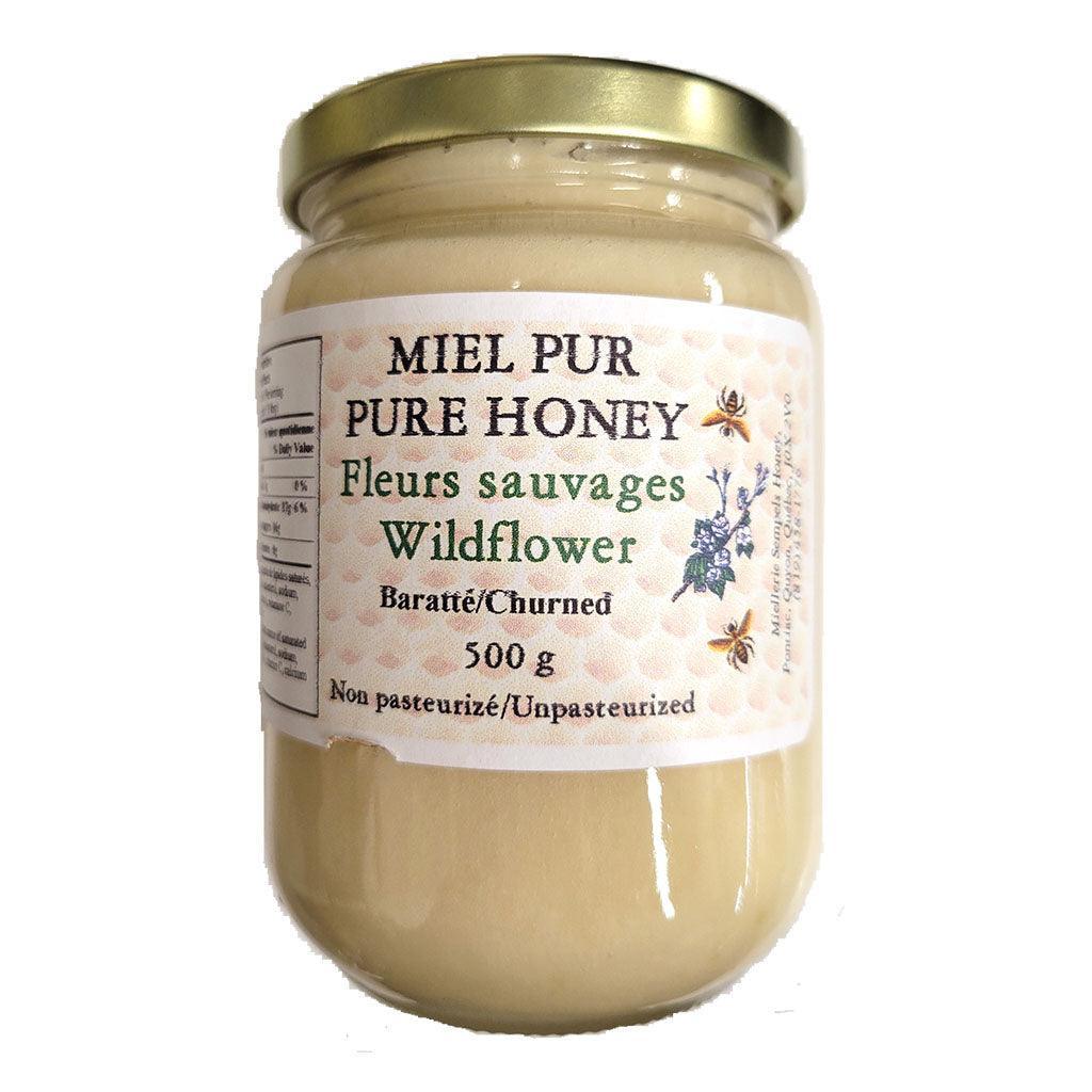 Miel Pur Baratté de Fleurs Sauvages Miellerie Sempels