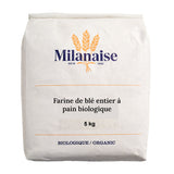 farine de blé entier à pain biologique Milanaise - La Boite à Grains