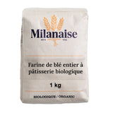 farine de blé entier à pâtisserie biologique Milanaise - La Boite à Grains