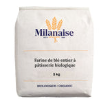farine de blé entier à pâtisserie biologique Milanaise - La Boite à Grains