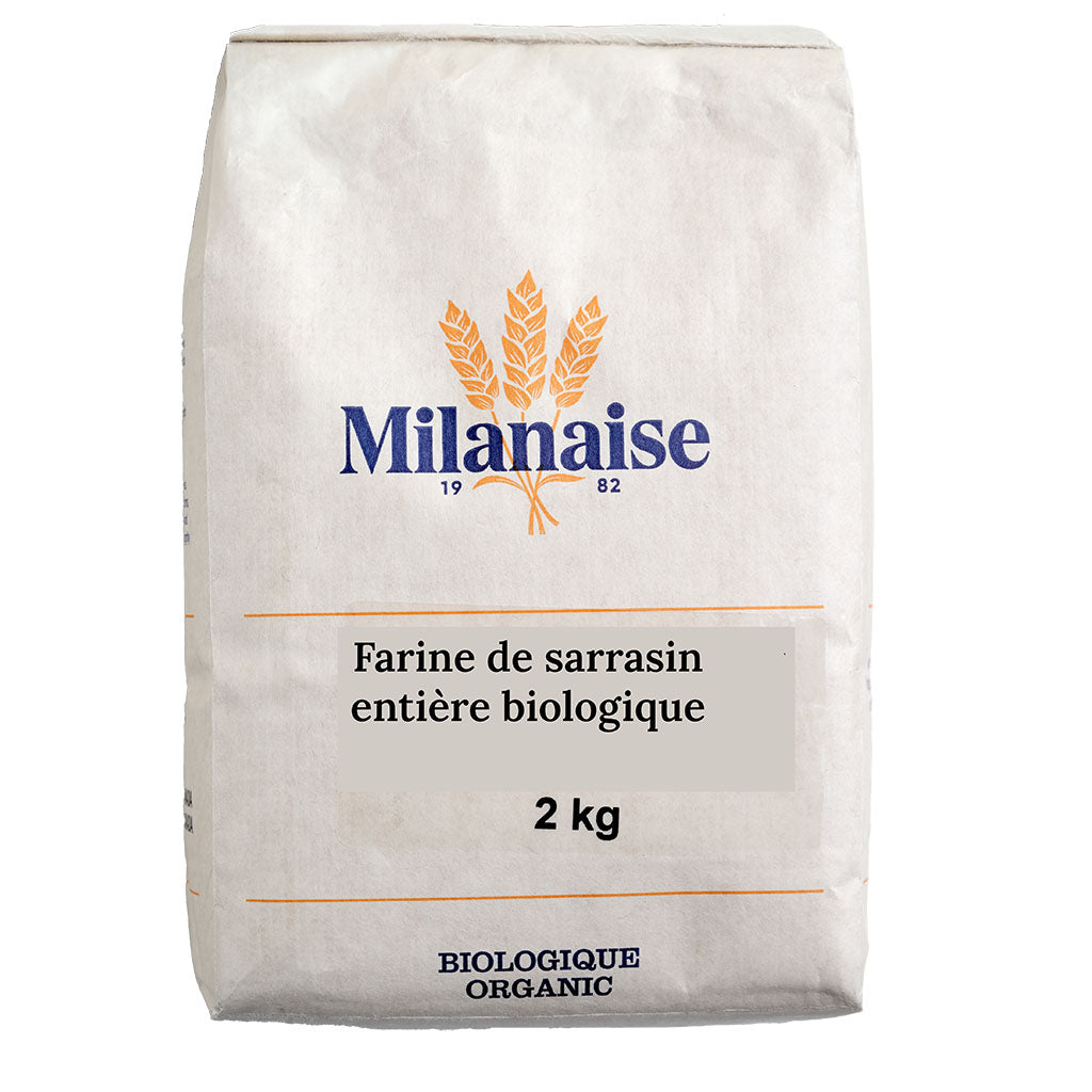 farine de sarrasin entière biologique Milanaise - La Boite à Grains