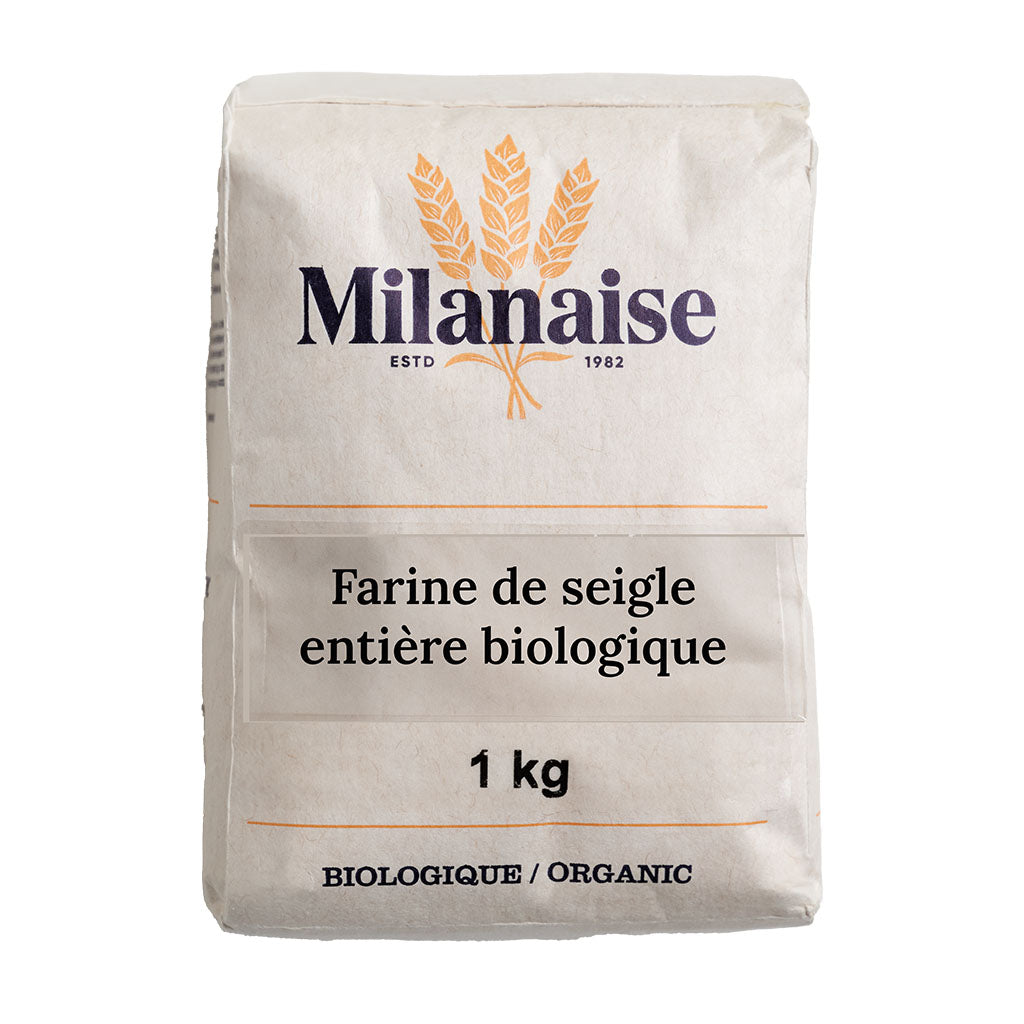 farine de seigle entière biologique Milanaise - La Boite à Grains