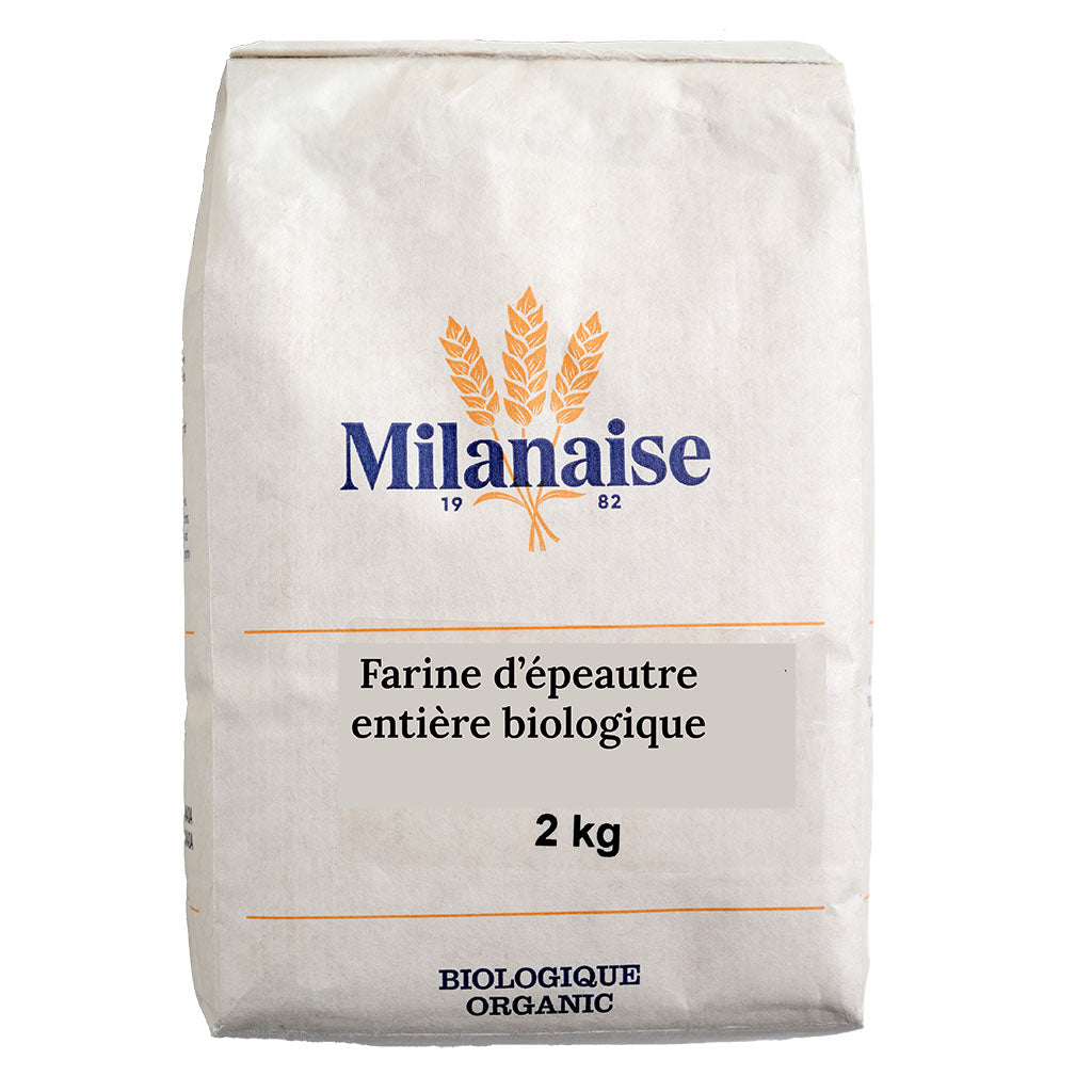 farine d'épeautre entière biologique Milanaise - La Boite à Grains