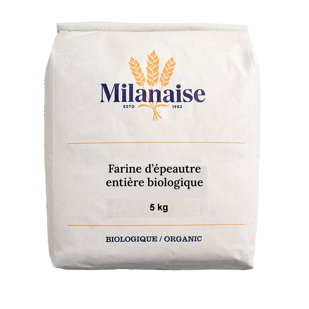 farine d'épeautre entière biologique Milanaise - La Boite à Grains