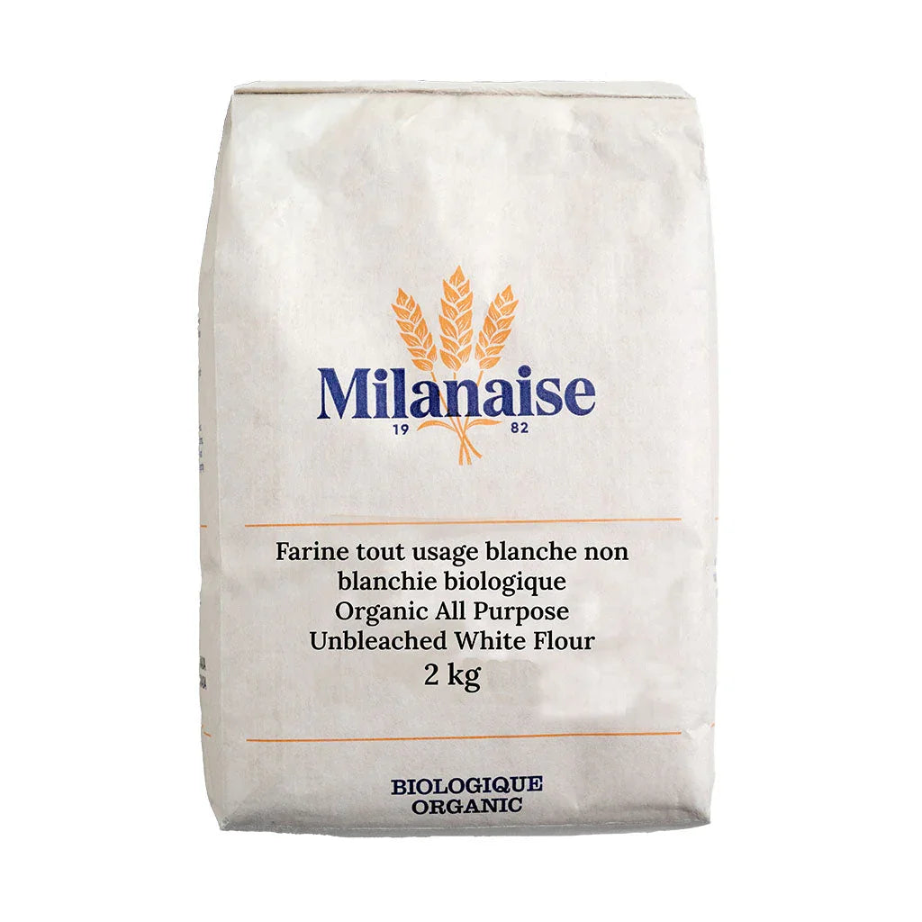 Milanaise organic unbleached white all-purpose flour - La Boite à Grains