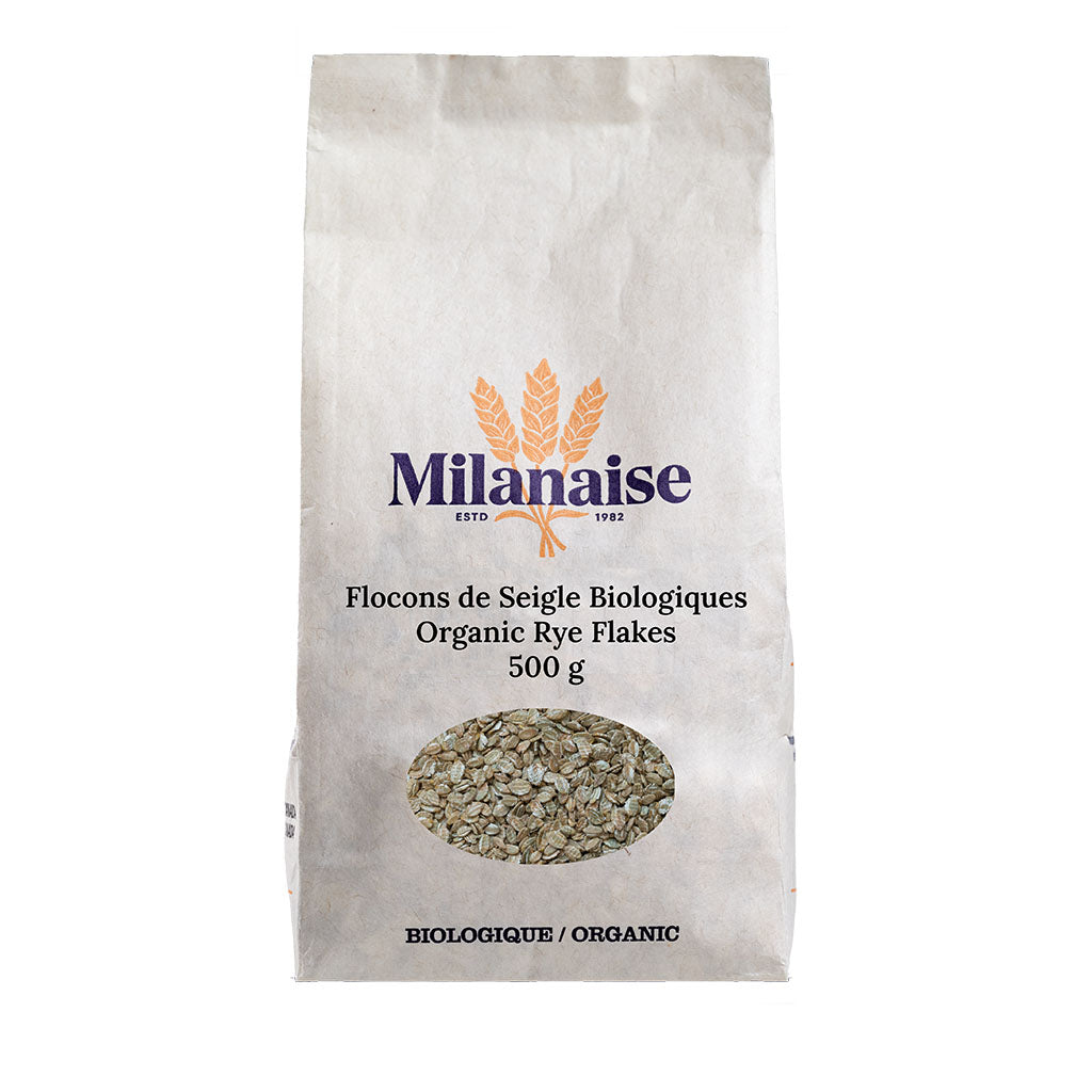flocons de seigle biologiques Milanaise - La Boite à Grains