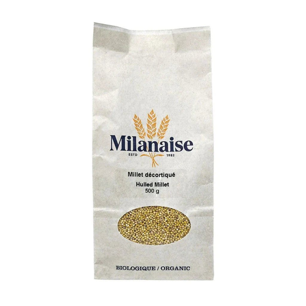 Milanese organic hulled millet 500 g - La Boite à Grains