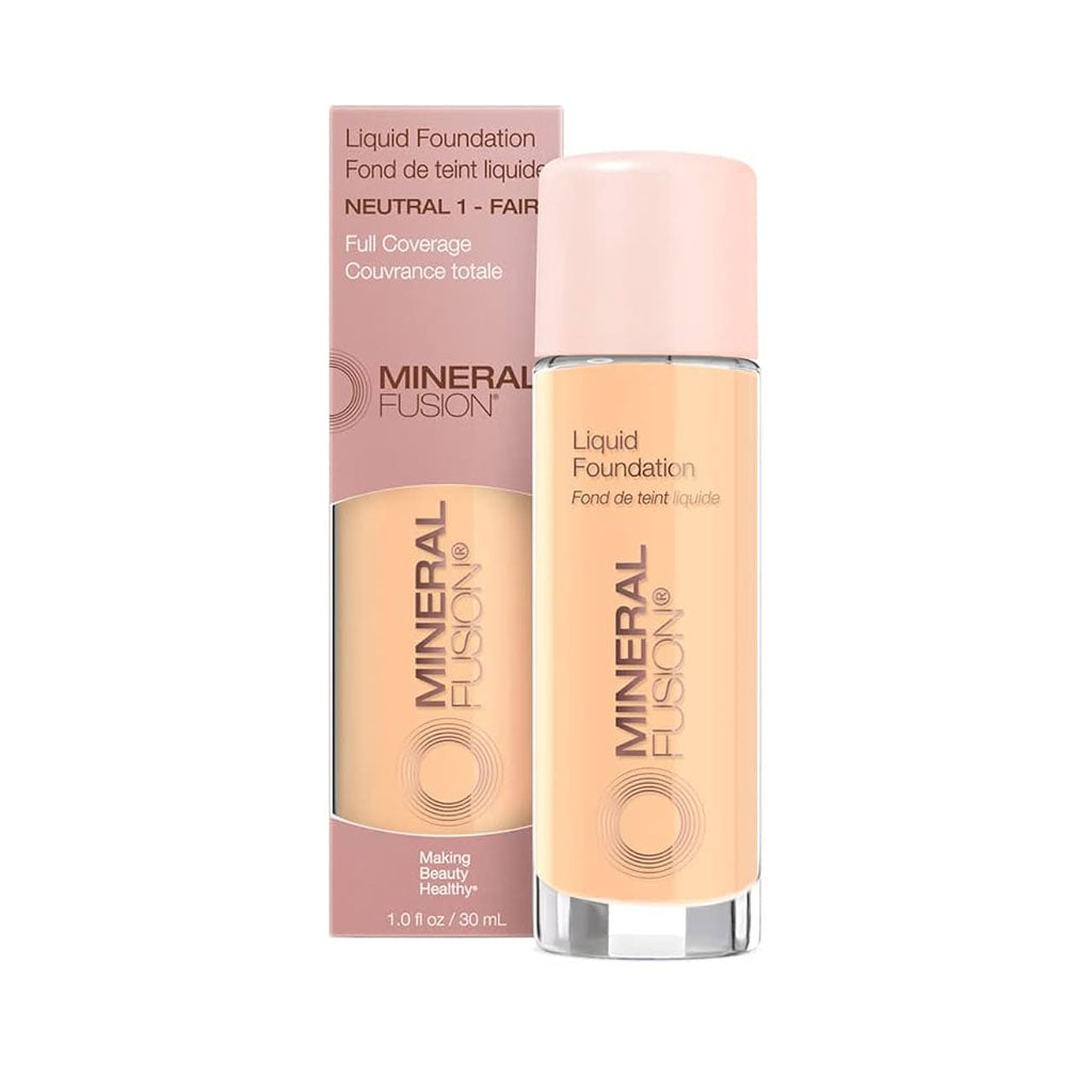 fond de teint liquide neutral 1 Mineral Fusion - La Boite à Grains