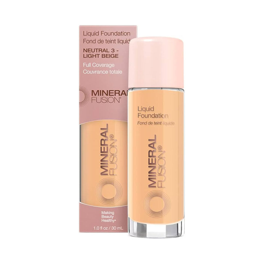fond de teint liquide Neutral 3 Mineral Fusion - La Boite à Grains