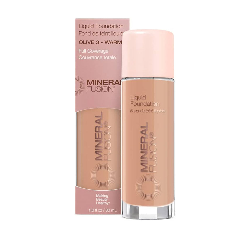 fond de teint liquide Olive 3 Mineral Fusion - La Boite à Grains