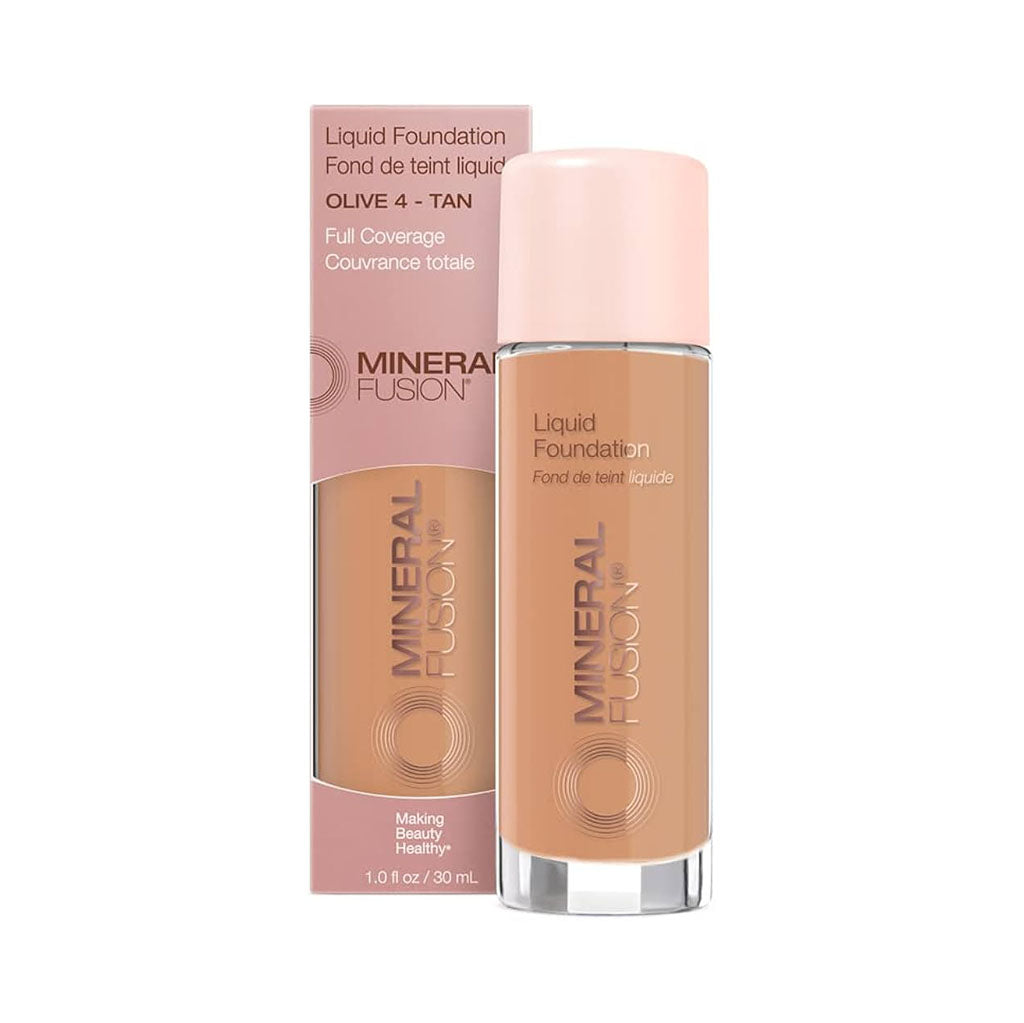 fond de teint liquide Olive 4 Mineral Fusion - La Boite à Grains