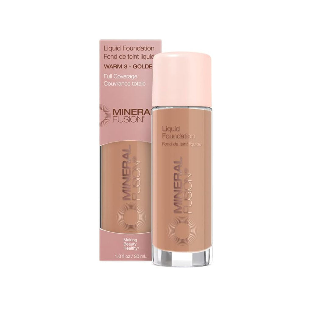 fond de teint liquide Warm 3 Mineral Fusion - La Boite à Grains