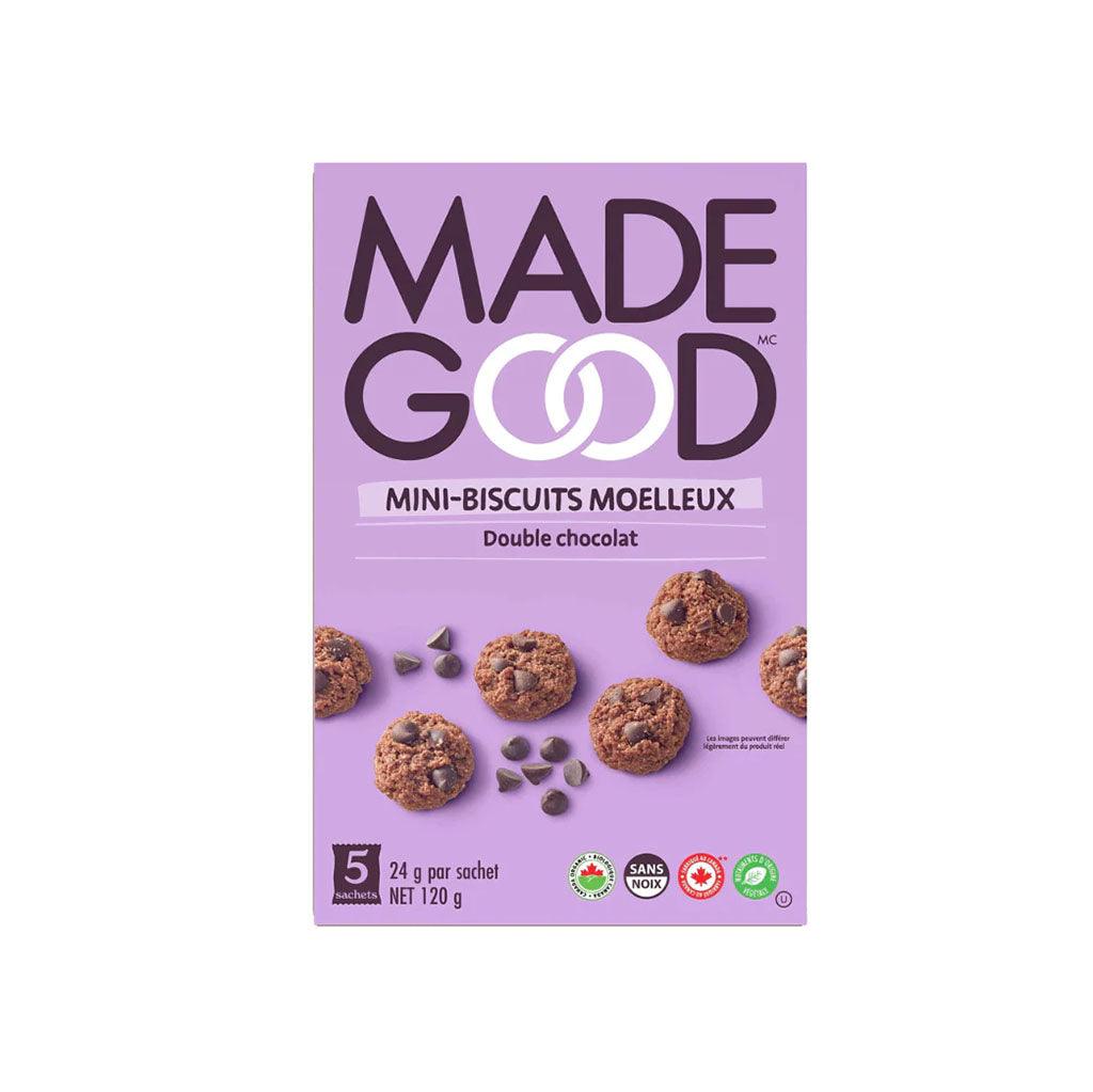 Mini-Biscuits Moelleux Double Chocolat Made Good - La Boite à Grains