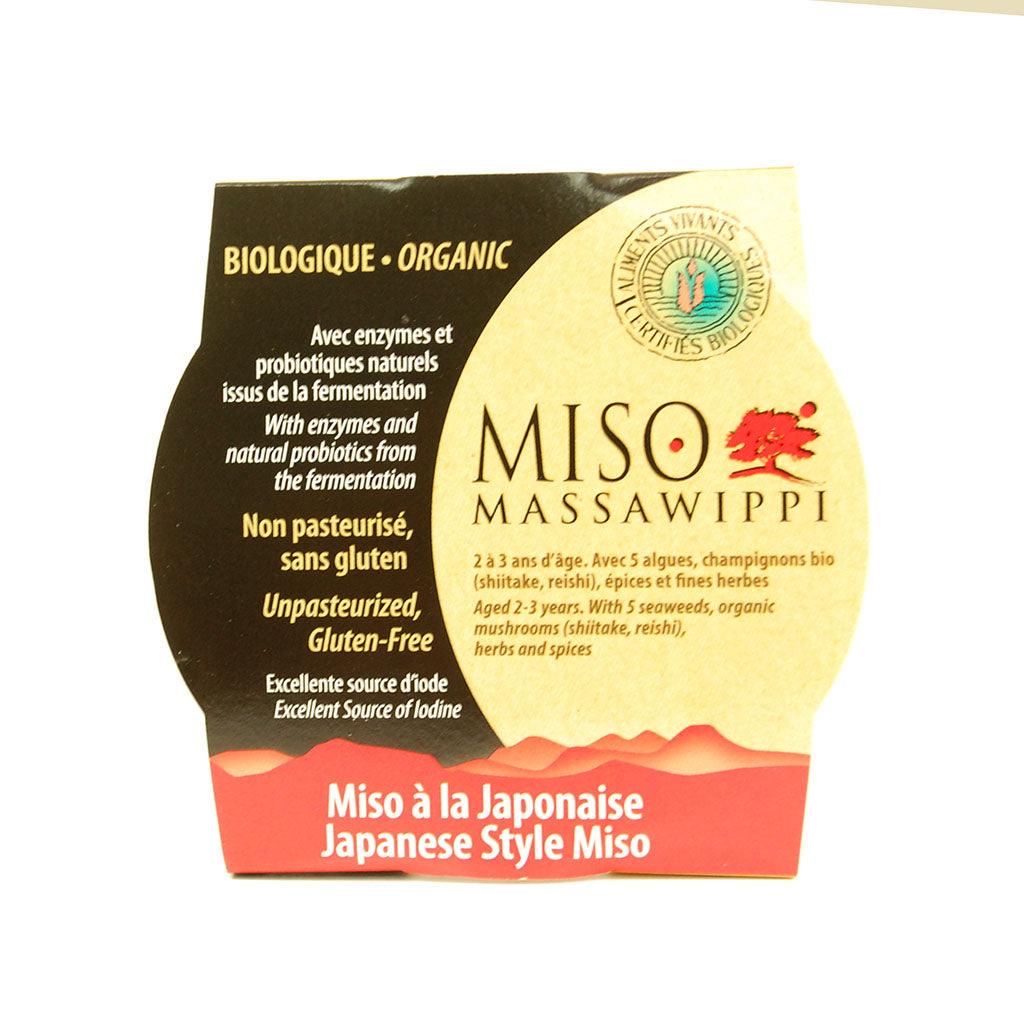 Miso à la Japonaise Biologique Aliments Massawippi - La Boite à Grains